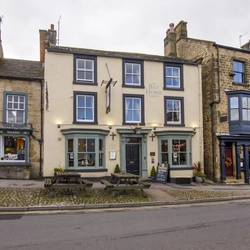 exterior facade of a pub