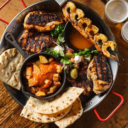 A platter from the Seared main menu