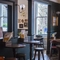 interior restaurant and seating area