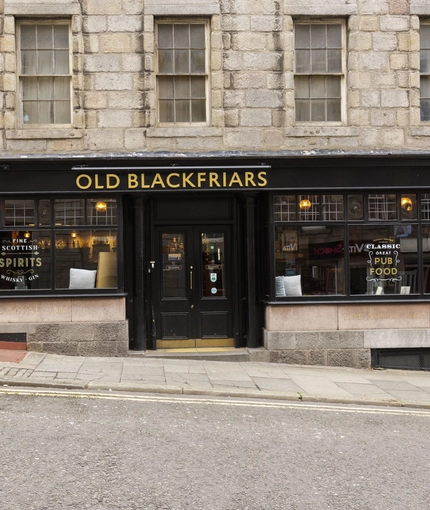 External view of a pub entrance