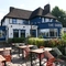 Beer garden outside of a pub