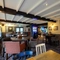 interior of the restaurant with pub games