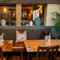 A table in the restaurant of the Wateringbury.