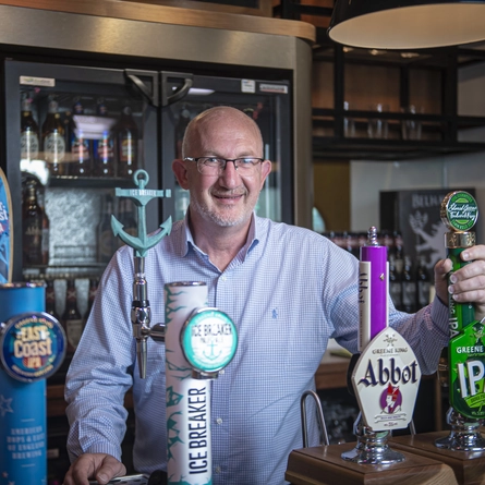 A portrait of a pub manager.