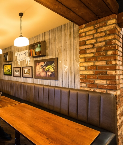 interior seating area