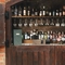 An outdoor bar within brick wall at The Crown, Penn.