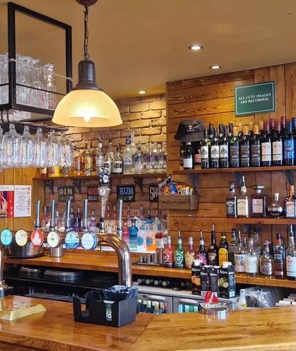 Bar area in a pub