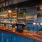 The bar in the Prince Of Wales.