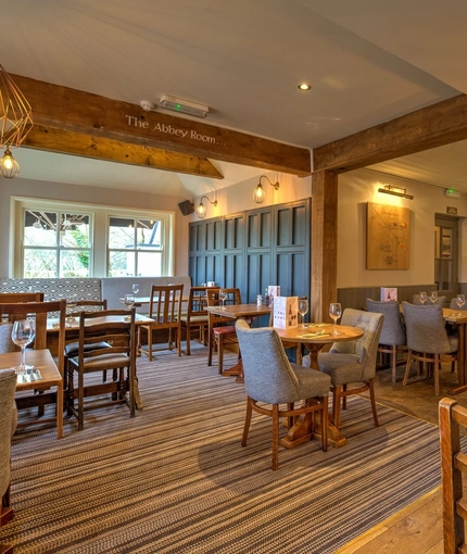 interior dining area of a pub