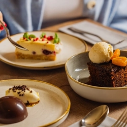 A selection of desserts served at Crafted Venues.