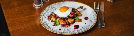 A plate of duck hash