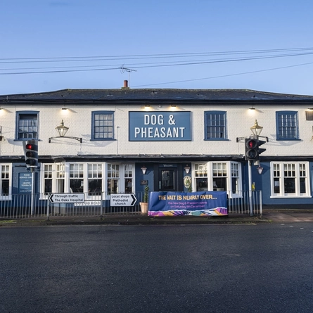 The exterior facade at The Dog & Pheasant.