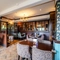 The interior restaurant seating area at The Two Greens.