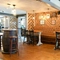 Interior dining area of a pub.