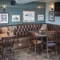 Some tables in the restaurant area of the Rothley Court Hotel.