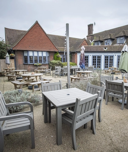 exterior beer garden