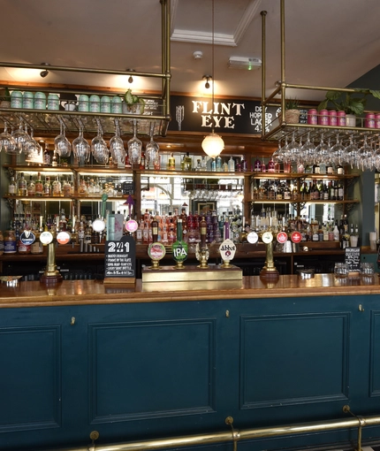 Interior image of bar