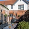 The beer garden of The Griffin.