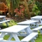 exterior beer garden of the pub
