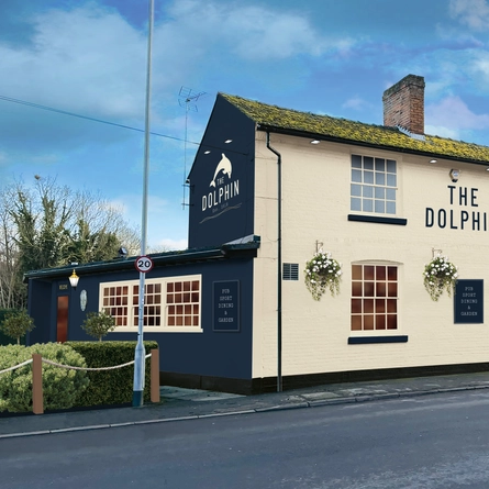 The exterior of the Dolphin.