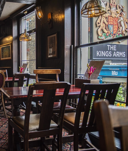 The Kings Arms Pub Restaurant in Mayfair