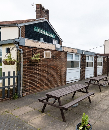 exterior beer garden