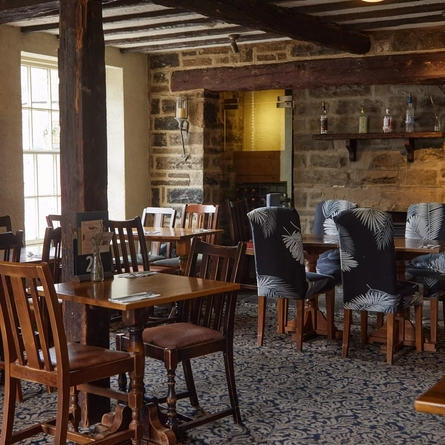 interior dining area of a pub