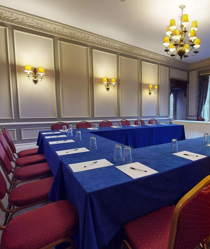 The function room of The Rothley Court Hotel.