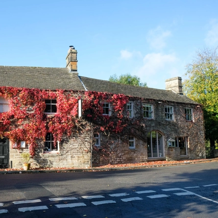 The exterior facade of the Bridge Inn.