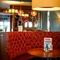 Interior dining area of a pub.