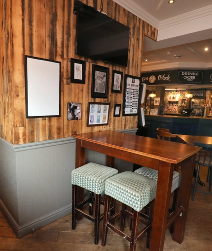 Restaurant area in a pub