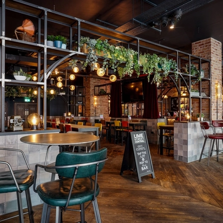 Interior Bar and seating area