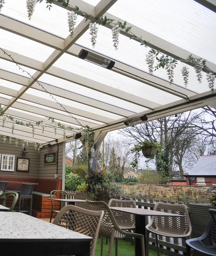 beer garden