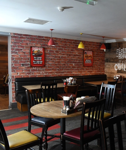 interior restaurant and seating