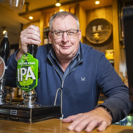 A portrait of a pub manager.