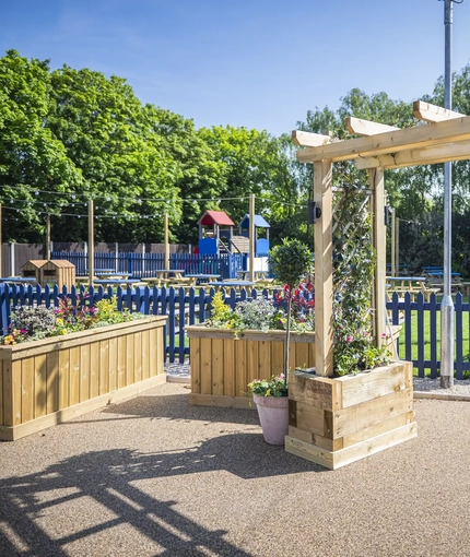 Exterior beer garden