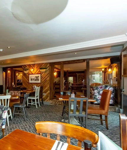 interior restaurant and seating area