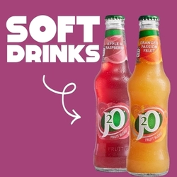 A graphic promoting soft drinks at Hungry Horse.