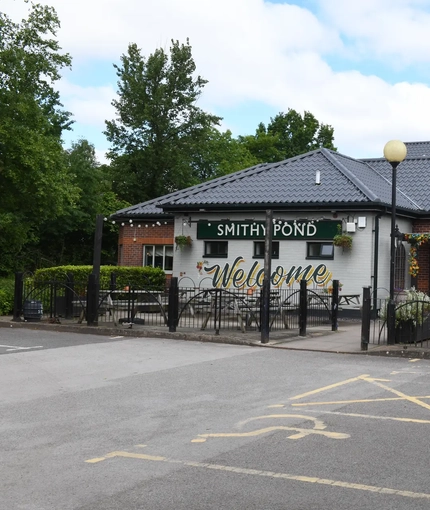 Exterior facade and car park