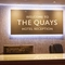 The interior hotel reception area at The Quays.