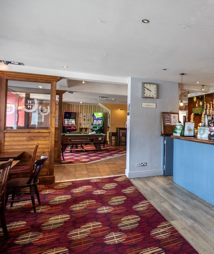 interior bar area of the pub