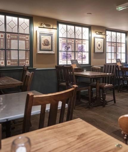 interior seating area