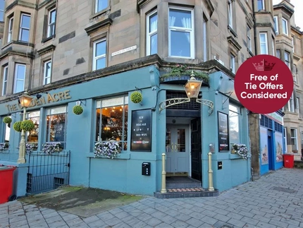 A banner promoting 'Free of tie offers considered' for Pub Partners.