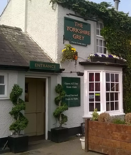 venue exterior and beer garden