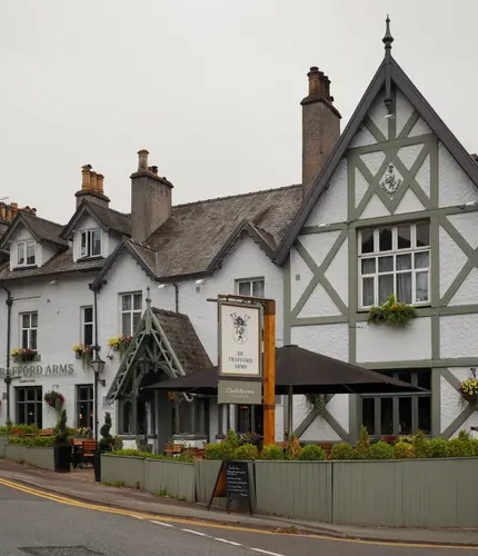 The exterior of The De Trafford Arms