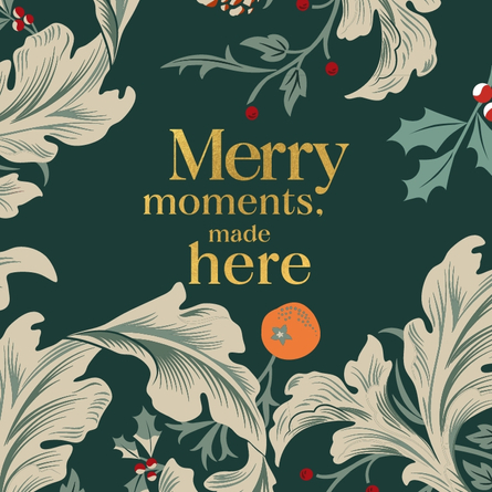 A 768x768 Web Homepage Promo Banner advertising Christmas at Chef & Brewer venues.
