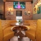 Seating area in a pub restaurant