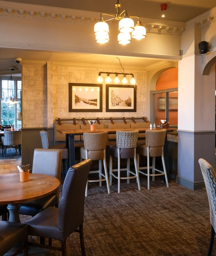 interior of the bar