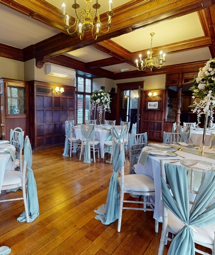 The function room of The Rothley Court Hotel.