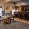 The upper floor bar and restaurant seating area at The Cherry Tree in Newcastle-Under-Lyme.